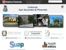 Tablet Screenshot of comune.sansecondodipinerolo.to.it